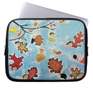 Funda Para Portátil Niños de la hoja