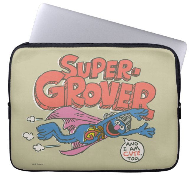 Funda Para Portátil Niños Grover Vintage 1 (Frente)