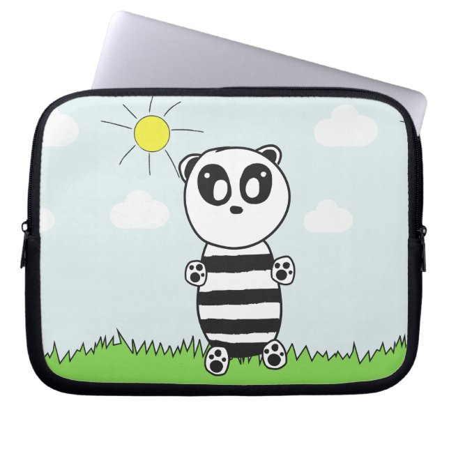 Funda Para Portátil Niños Panda (Frente)