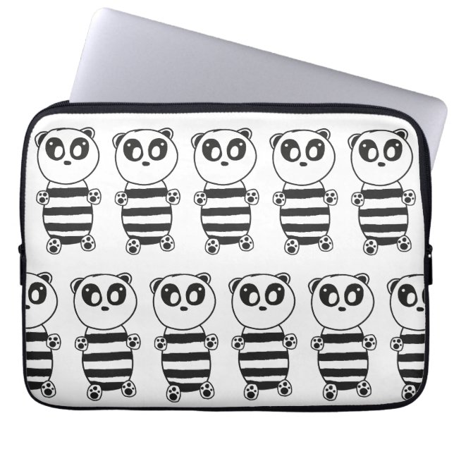 Funda Para Portátil Niños Panda    (Frente)