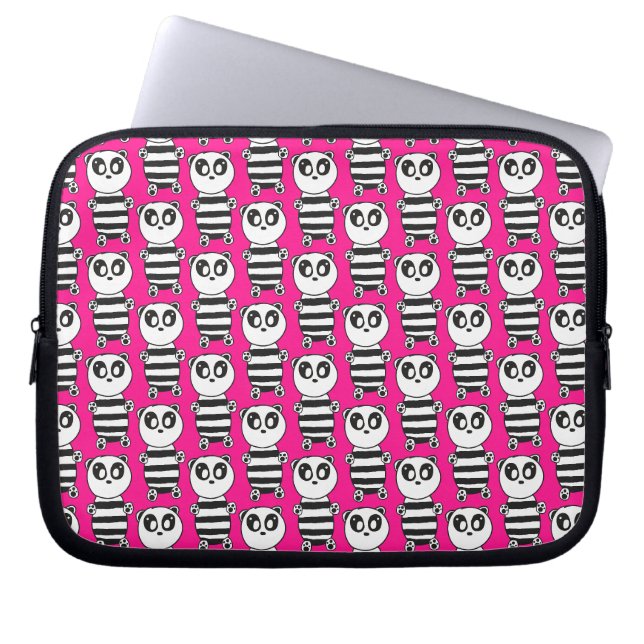 Funda Para Portátil Niños Panda  (Frente)