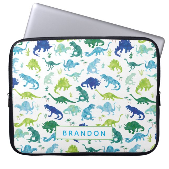 Funda Para Portátil Niños personalizados del azul del modelo del (Frente)