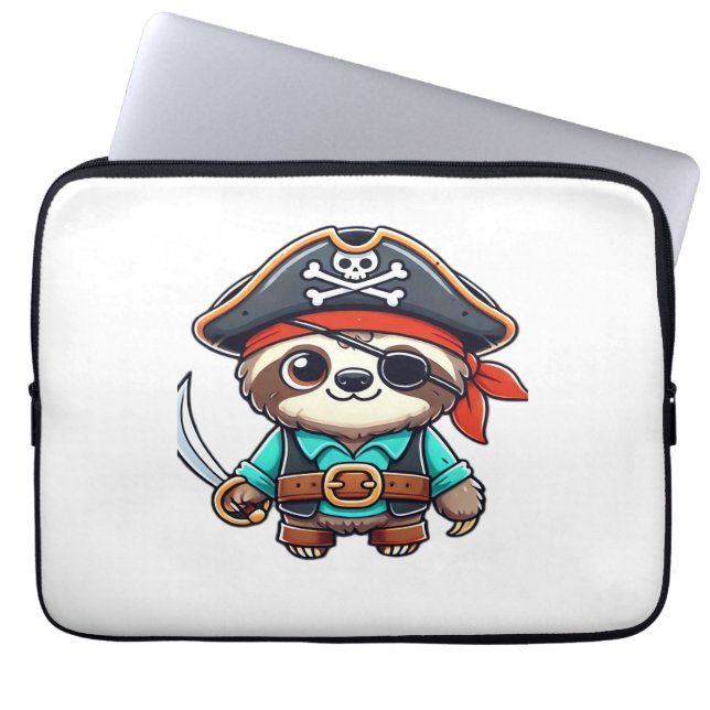 Funda Para Portátil Niños piratas de Halloween eslovacos hombres eslov (Frente)