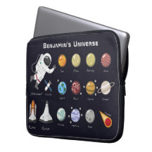 Niños Planetas Astronauta Monograma Colorido Unive