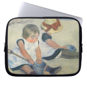 Funda Para Portátil Niños que juegan en la playa, 1884