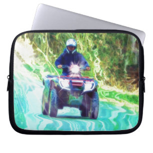 Funda Para Portátil Niños viajando en vehículo de todo el terreno ATV 