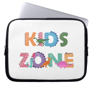 Funda Para Portátil Niños Zona Dinosaurios