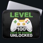 Funda Para Portátil Nivel 100 Días De La Escuela Juego De Video Jugado<br><div class="desc">Nivel 100 Días De Escuela Niños De Videojuegos Jugadores Desbloqueados</div>