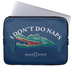 Funda Para Portátil No hago lagarto - El Lotus blanco