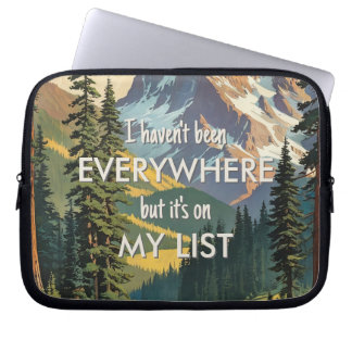 Funda Para Portátil No he estado en todas partes Retro Wanderlust Trav