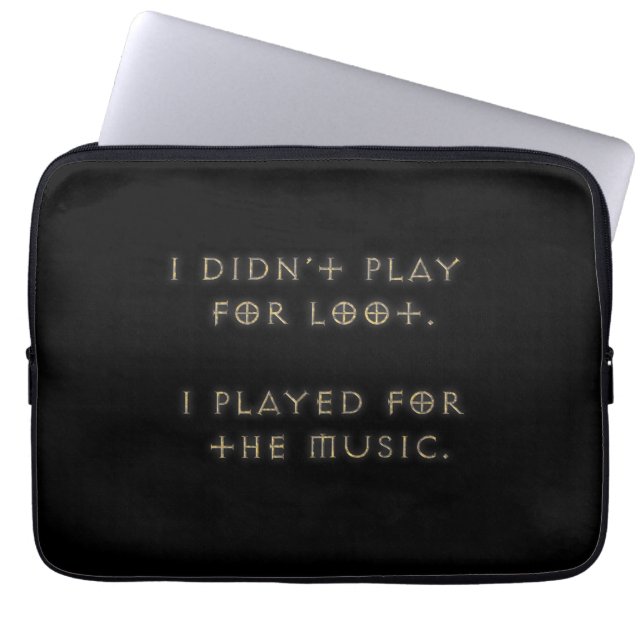 Funda Para Portátil No jugé para el botín. (Frente)