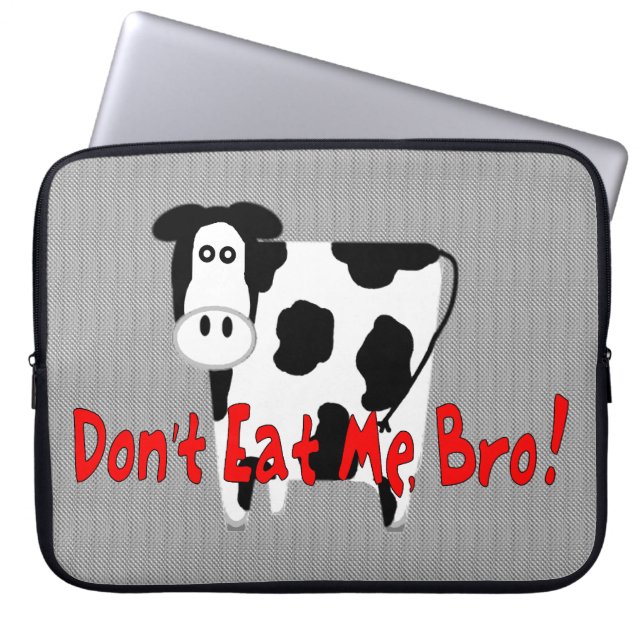 Funda Para Portátil ¡No me coma, Bro! (Frente)