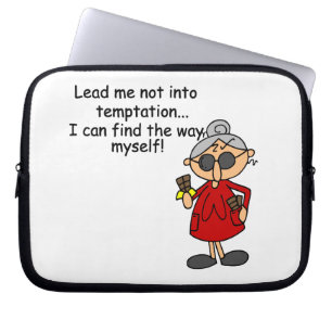 Funda Para Portátil No Me Llevo Al Humor De Tentación