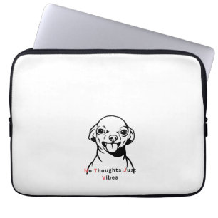 Funda Para Portátil No Pensamientos Solo Vibra Diseño Divertido de Per