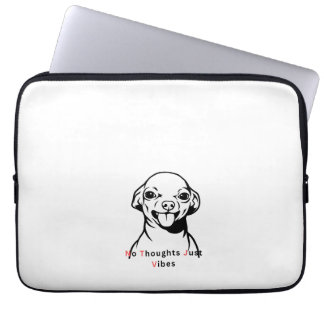 Funda Para Portátil No Pensamientos Solo Vibra Diseño Divertido de Per