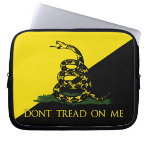 Funda Para Portátil No pise en mí la bandera del anarquista