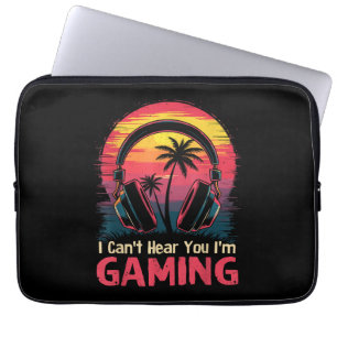 Funda Para Portátil No puedo oírte estoy jugando videojuegos divertido
