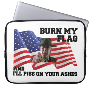 Funda Para Portátil No queme mi bandera
