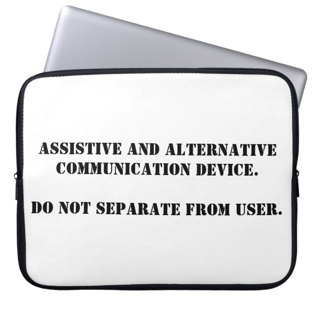 Funda Para Portátil No quites AAC simple (Frente)