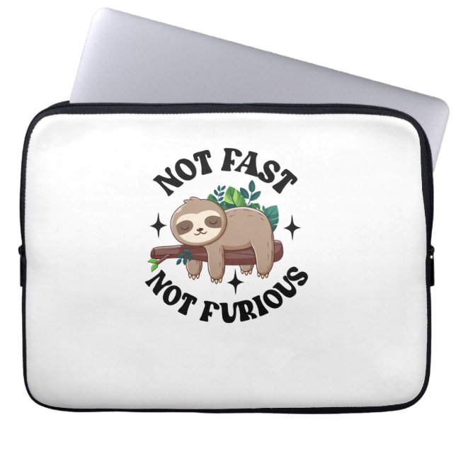 Funda Para Portátil No Rápido No Furioso Gracioso Tragón Alegre (Frente)