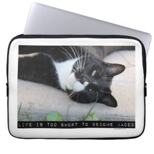 Funda Para Portátil No sea gato divertido hastiado