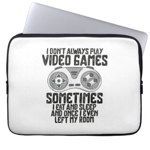 Funda Para Portátil No siempre juego videos juegos humor para juegos d