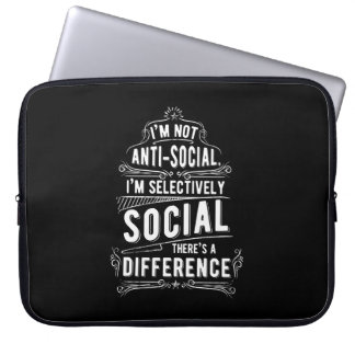 Funda Para Portátil No soy antisocial