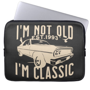 Funda Para Portátil No soy de moda de coches antiguos clásicos moderno
