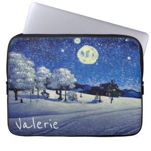 Funda Para Portátil Noche de invierno