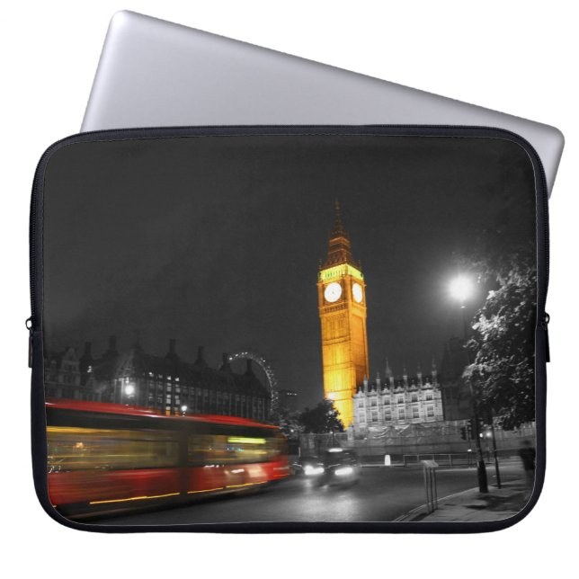 Funda Para Portátil noche de Londres (Frente)