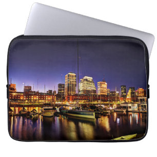 Funda Para Portátil Noche en Puerto Madero