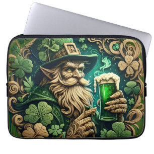 Funda Para Portátil Noche encantada de la tostada de Ale A Leprechauns