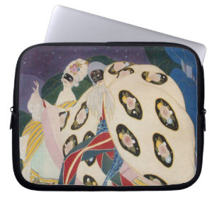 Funda Para Portátil NOCTURNA CON MÁSCARAS / Mascarada veneciana Art Dé