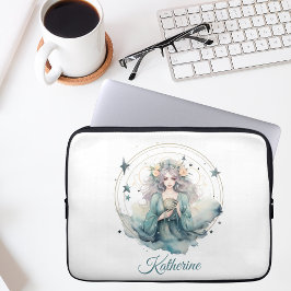 Funda Para Portátil Nombre Celestial Boho Bruja