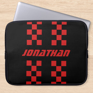 Funda Para Portátil Nombre Colores Totalmente Personalizados Doble Cua