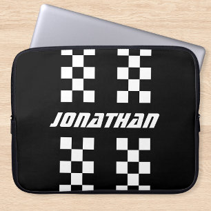 Funda Para Portátil Nombre Colores Totalmente Personalizados Doble Ray