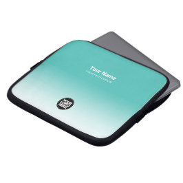 Funda Para Portátil Nombre comercial del personalizado, trabajo, degra