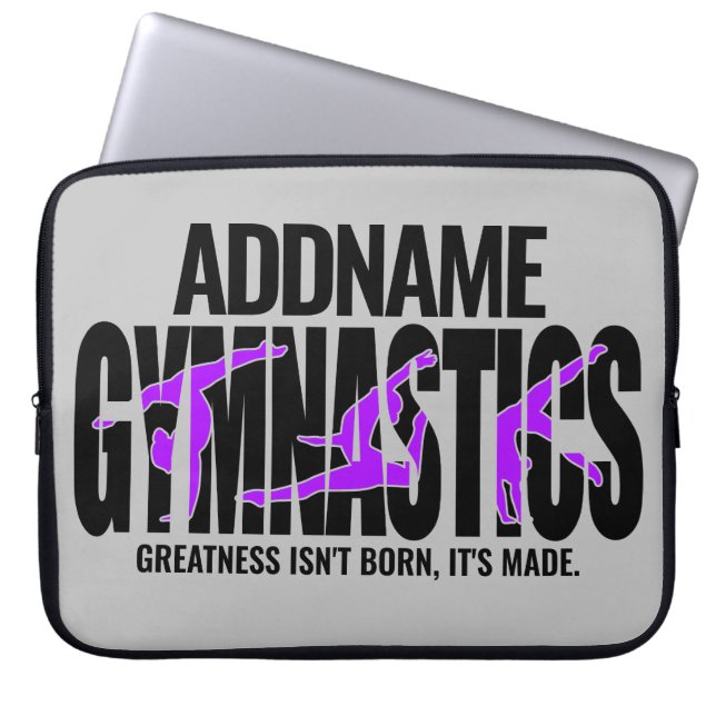 Funda Para Portátil NOMBRE DE Gimnasia NOMBRE Equipo Acrobático Gimnas (Frente)