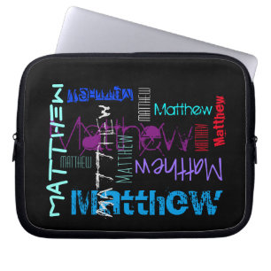 Funda Para Portátil Nombre de repetición 7 letras Neoprene portaequipa