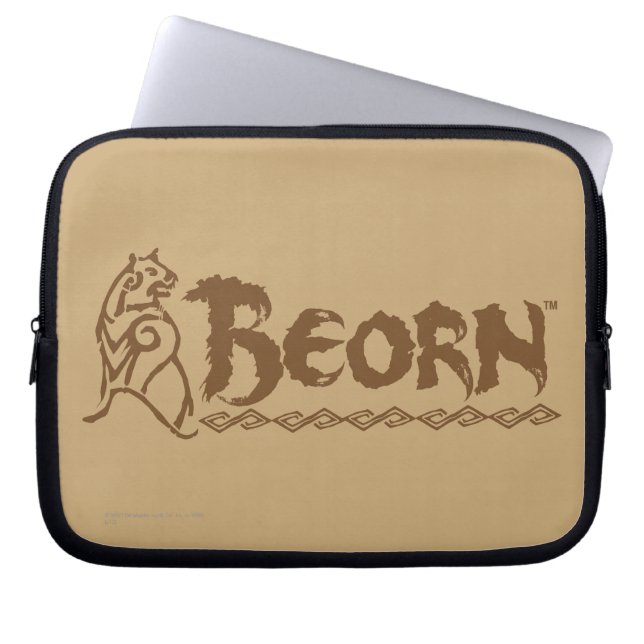Funda Para Portátil Nombre del oso BEORN™ (Frente)
