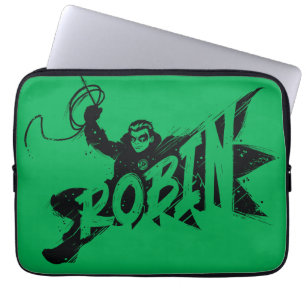 Funda Para Portátil Nombre del pincel de tinta Robin