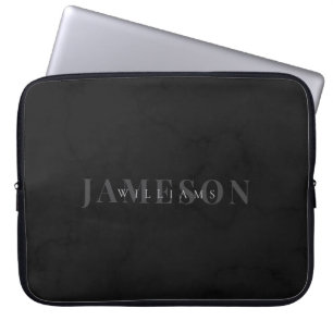 Funda Para Portátil Nombre moderno personalizado   Regalo de graduació