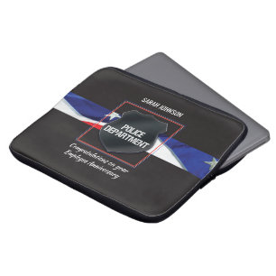 Funda Para Portátil Nombre personalizado, aniversario del empleado de 