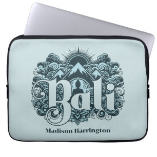 Funda Para Portátil Nombre personalizado Bali