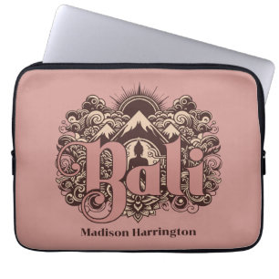 Funda Para Portátil Nombre personalizado Bali