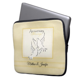 Funda Para Portátil Nombre personalizado, bendiciones de aniversario d