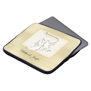 Funda Para Portátil Nombre personalizado, bendiciones de aniversario d