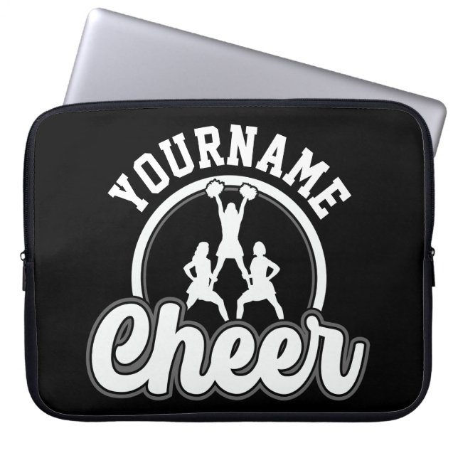 Funda Para Portátil NOMBRE Personalizado Cheer equipo Varsity CheerLea (Frente)
