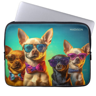 Funda Para Portátil Nombre personalizado de los perros Guay
