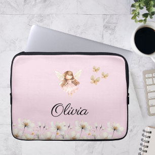 Funda Para Portátil Nombre personalizado del jardín de leche encantado